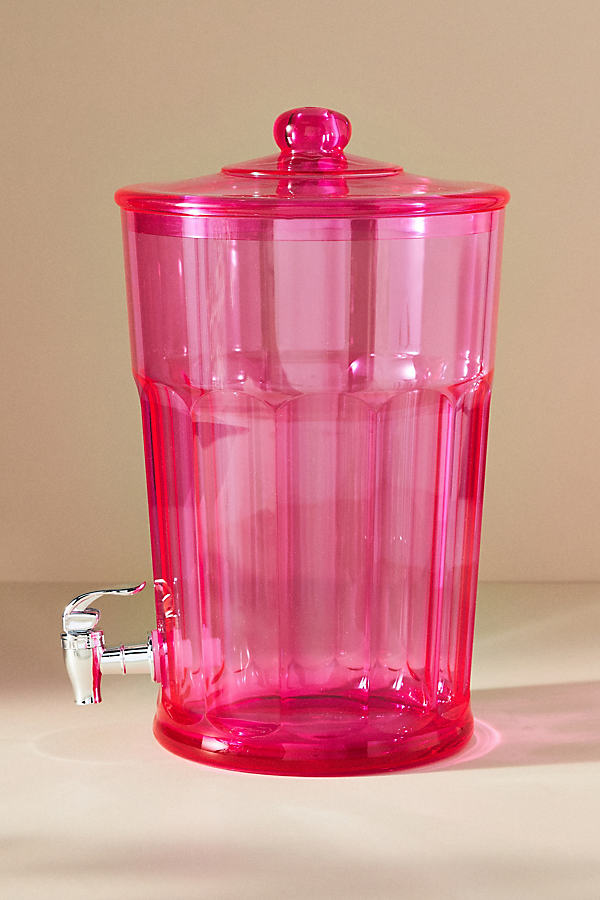 By Anthropologie Lucia Acrylic Beverage Dispenser