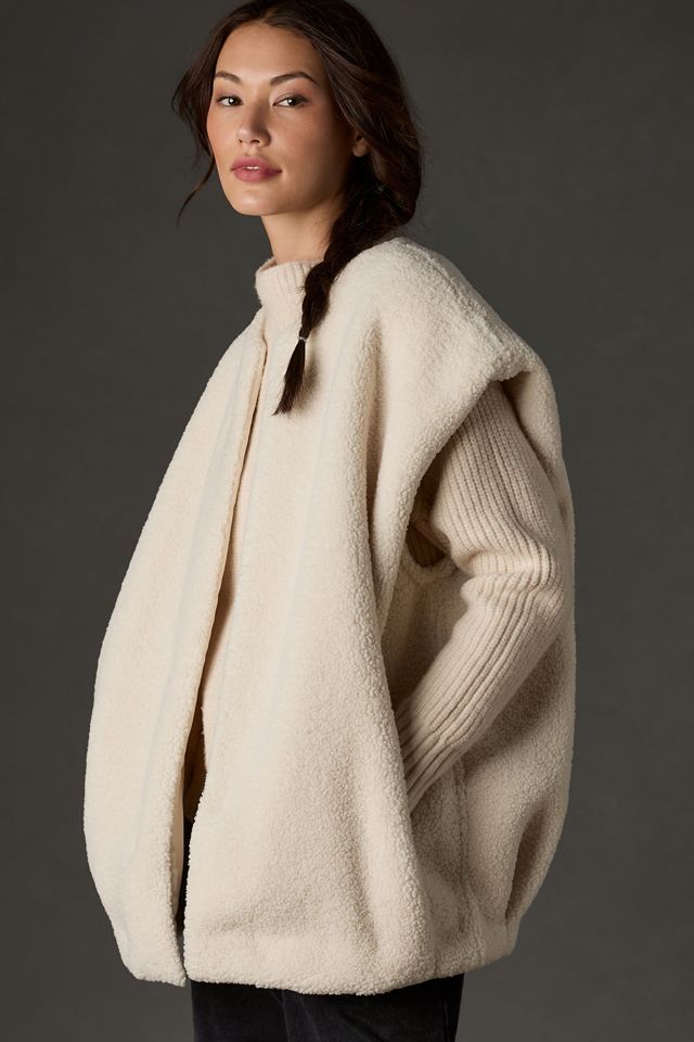 Self Contrast Sherpa Vest #3