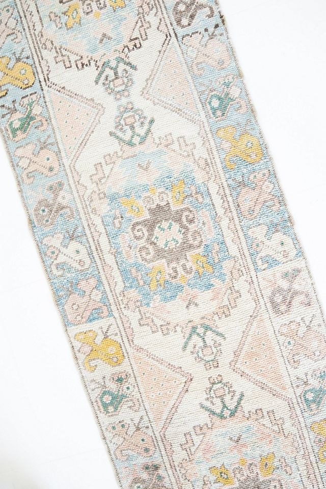 District Loom Vintage Turkish Anatolian Runner Rug No. 346 #3