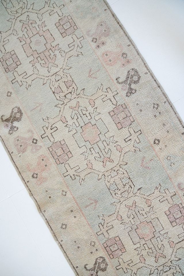 District Loom Vintage Turkish Anatolian Runner Rug No. 349 #3