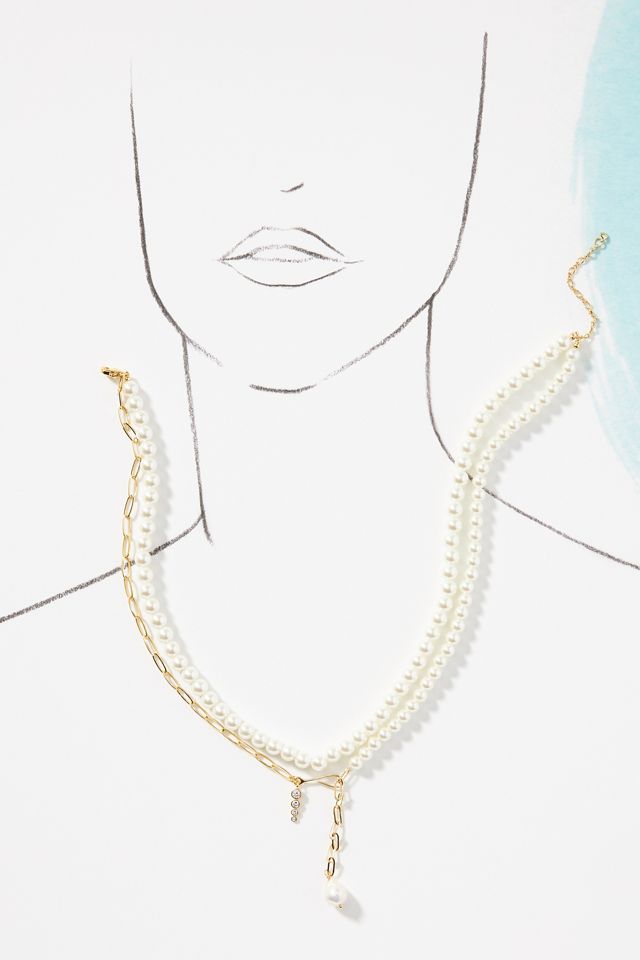 Twisted Pearl Necklace #2