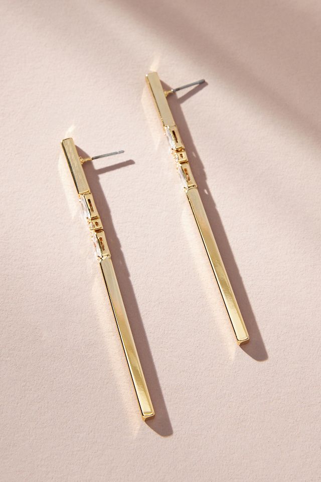 Linear drop earrings anthropologie sale