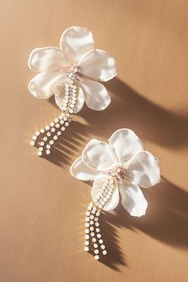 Nakamol Orchid Earrings In White