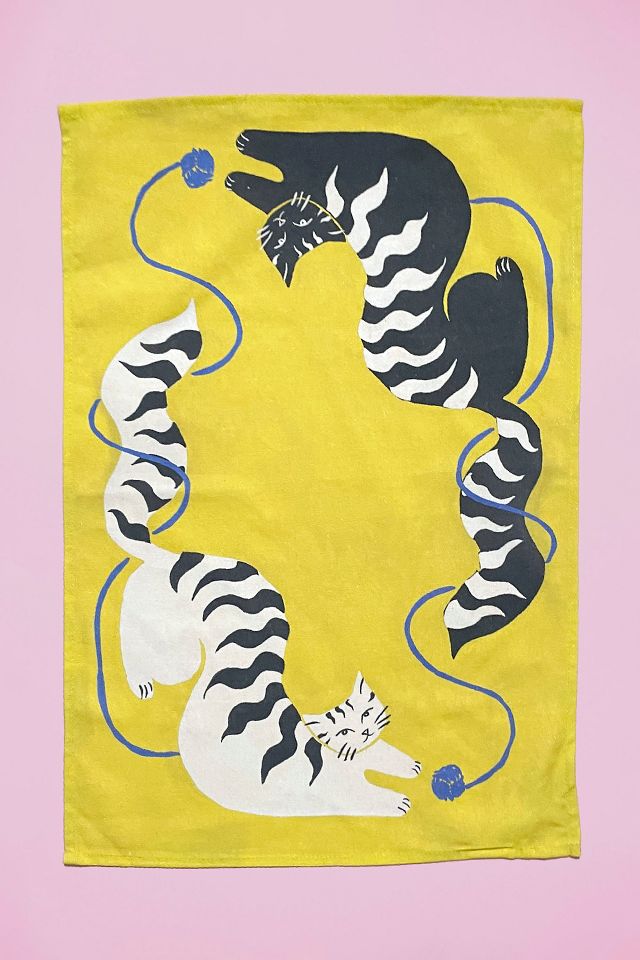 Supra Endura Magic Cat Organic Tea Towel