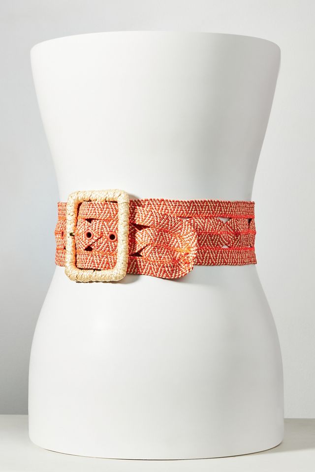 ANTHROPOLOGIE - Stretch Woven Wide Belt Anthropologie Stretch Belts for Women for sale | eBay main image 4