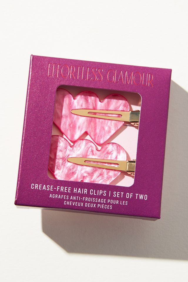 Effortless Glamour Crease-Free Hair Clips, Set of 2 #1