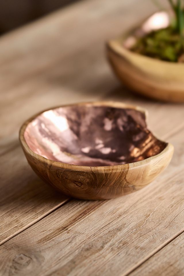 Copper + Teak Bowl #2