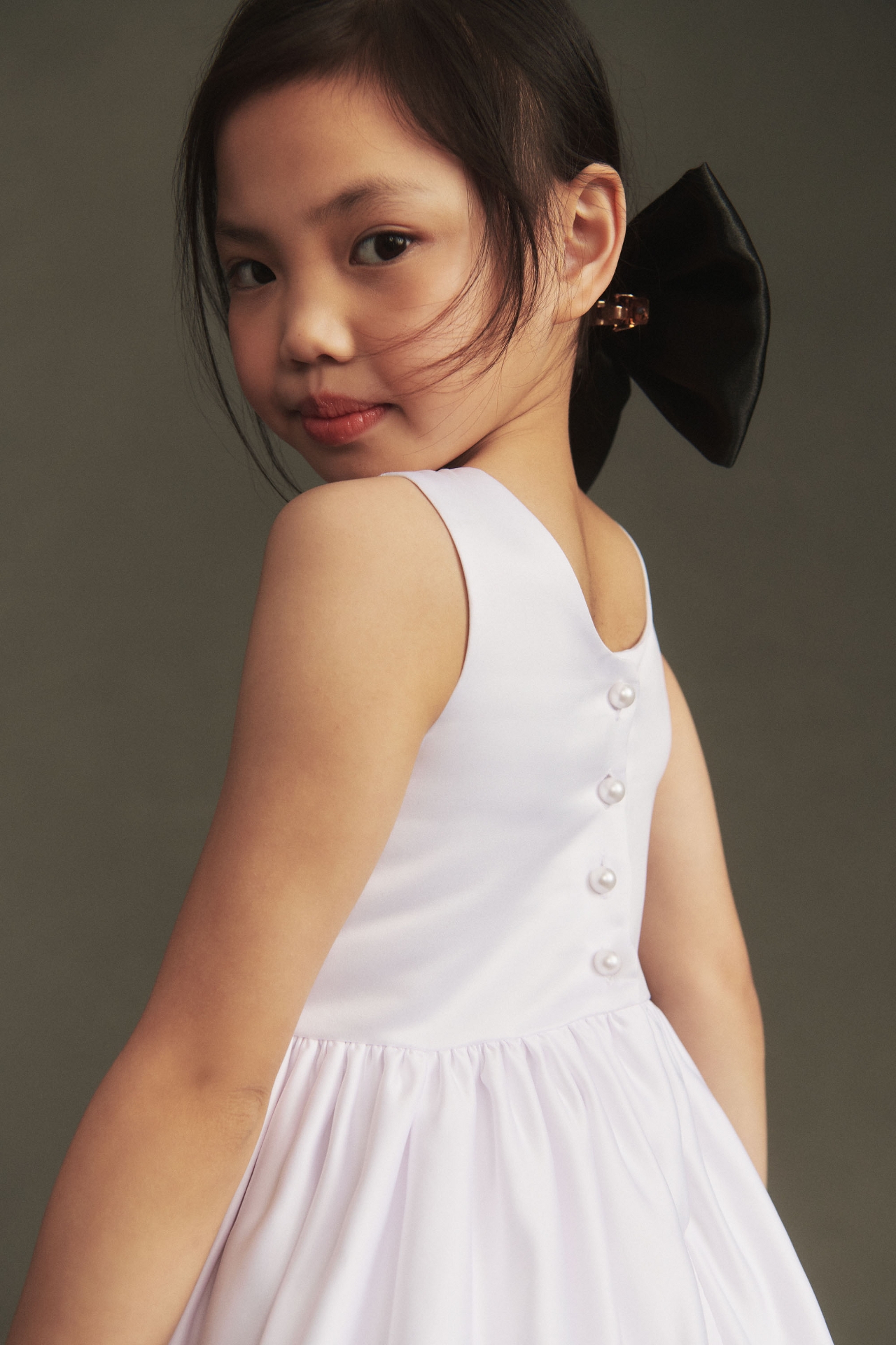 Us angels sleeveless satin dress sales