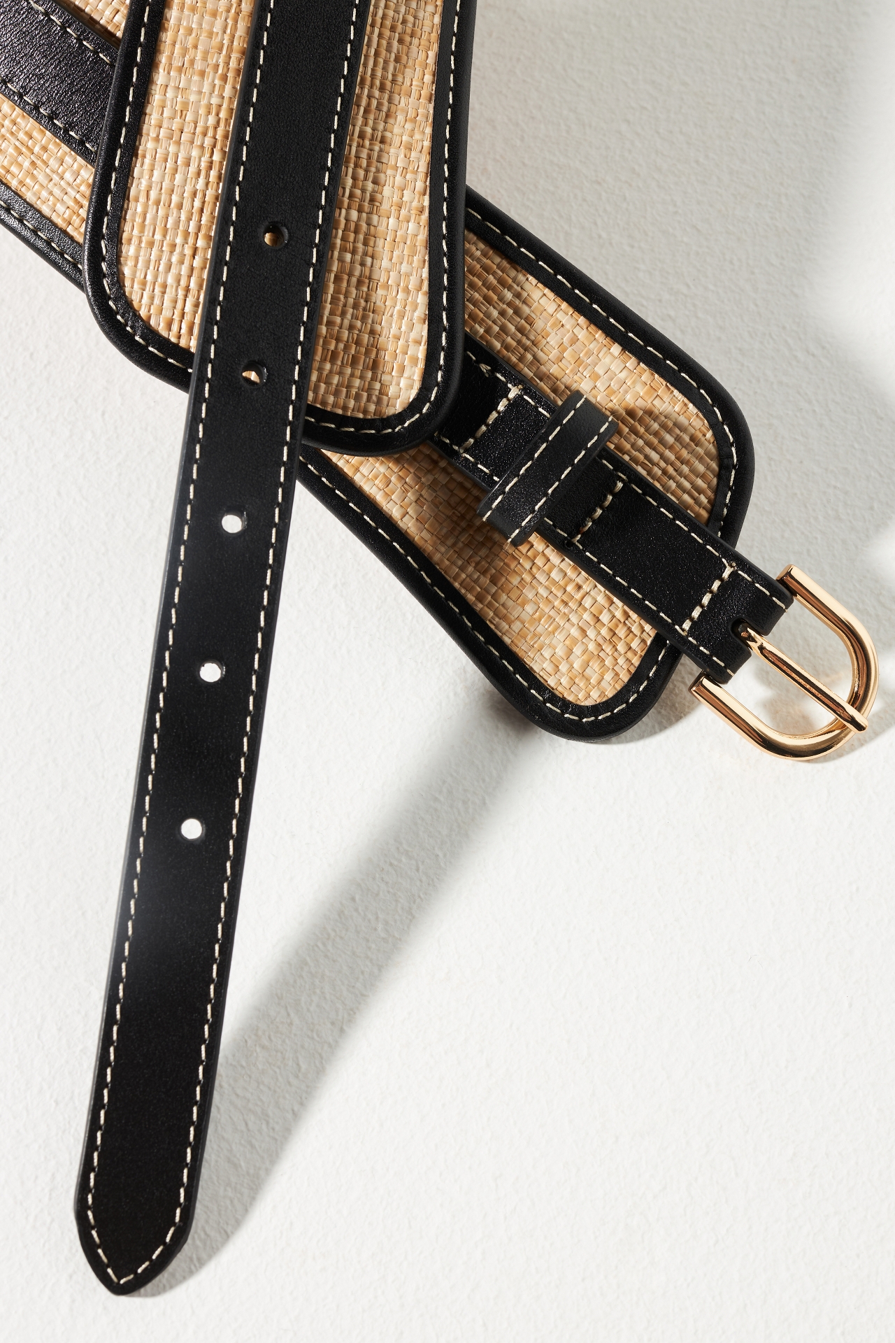 Textured Wide Waist Belt