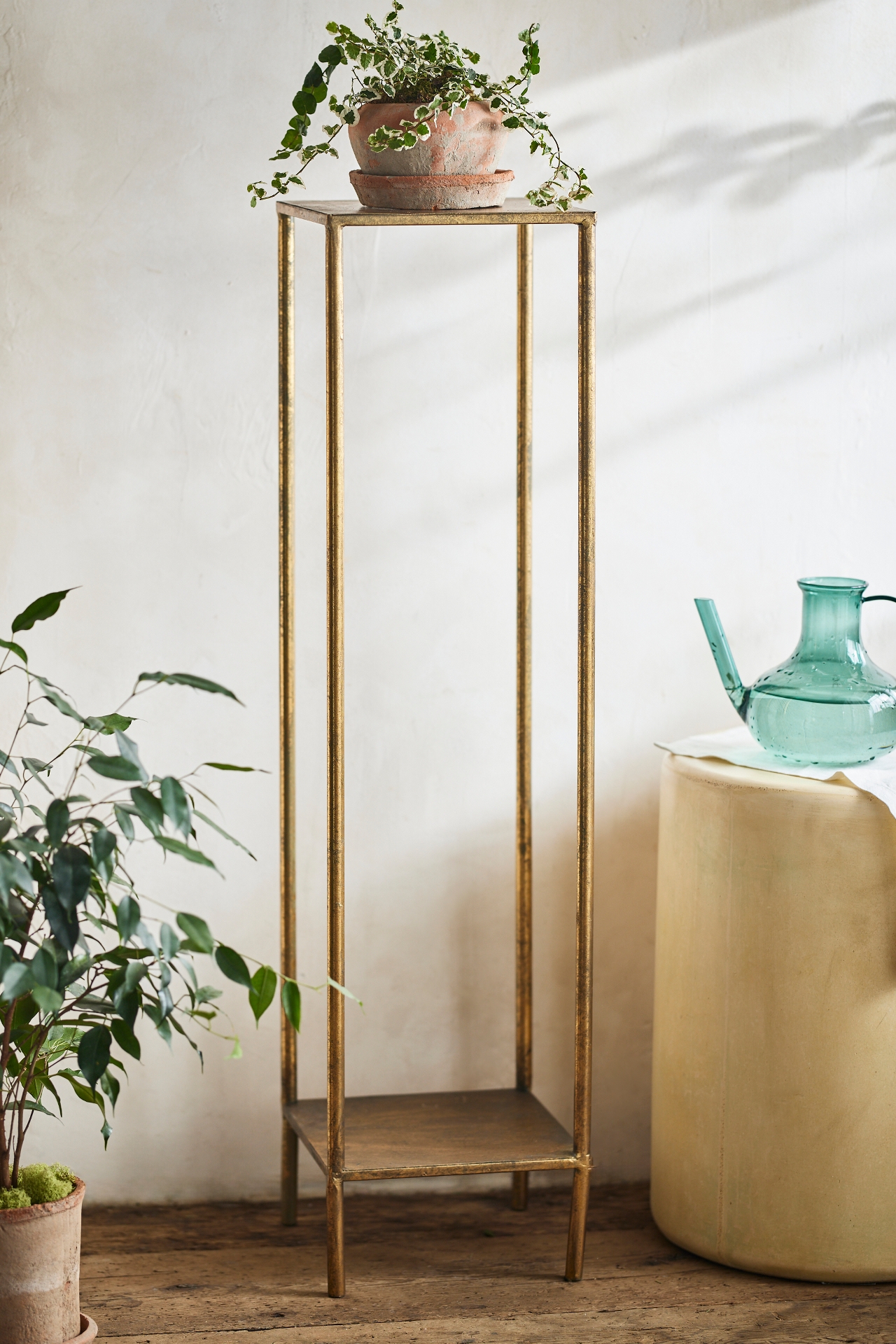 Two-Tier Iron Plant Stand