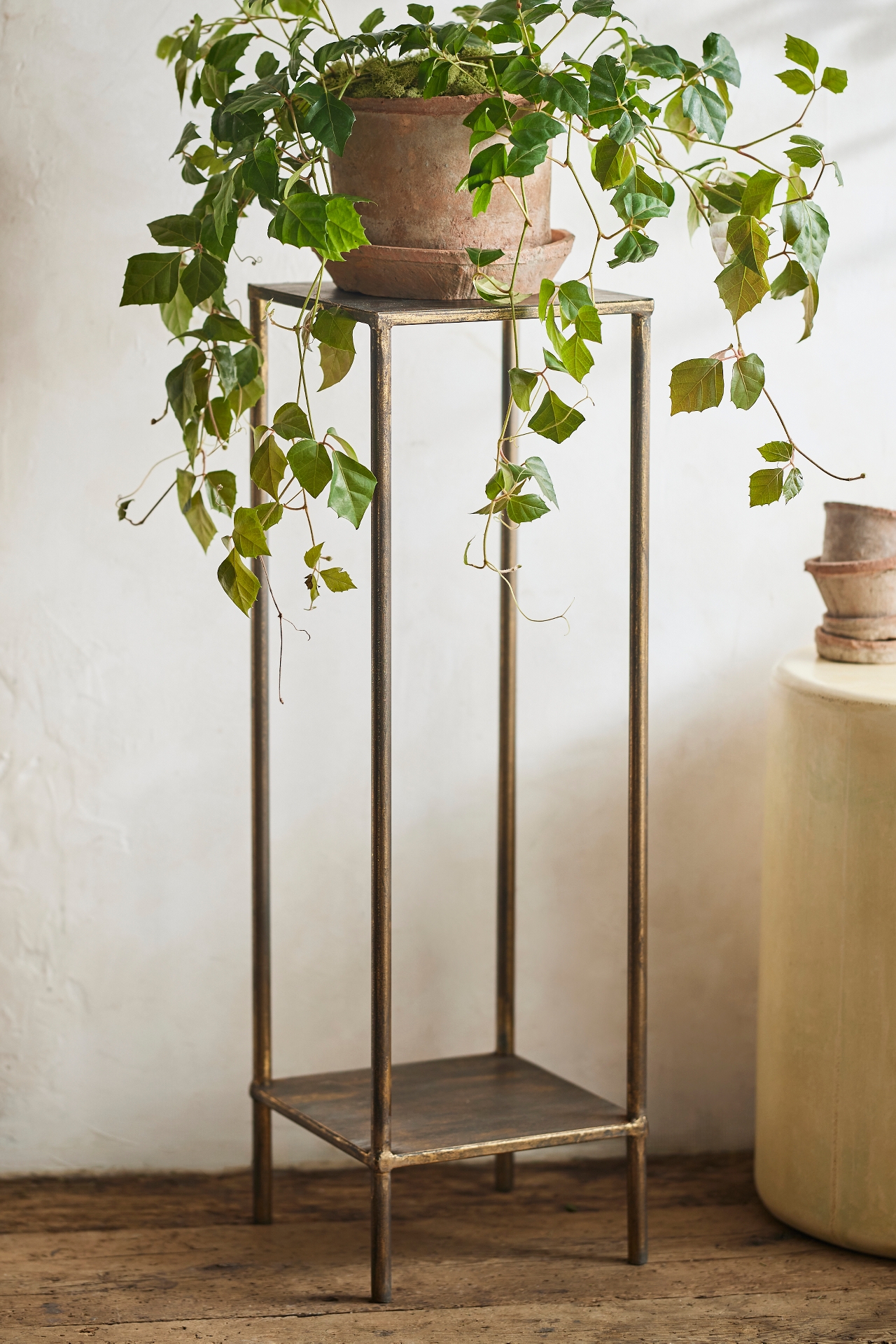 Two-Tier Iron Plant Stand