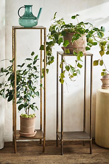Two-Tier Iron Plant Stand