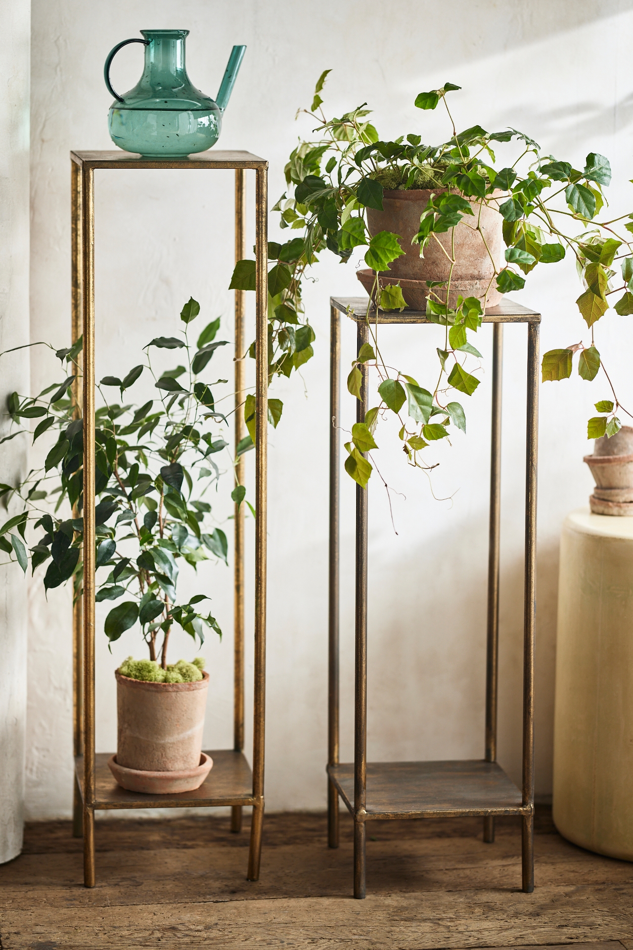 Two-Tier Iron Plant Stand