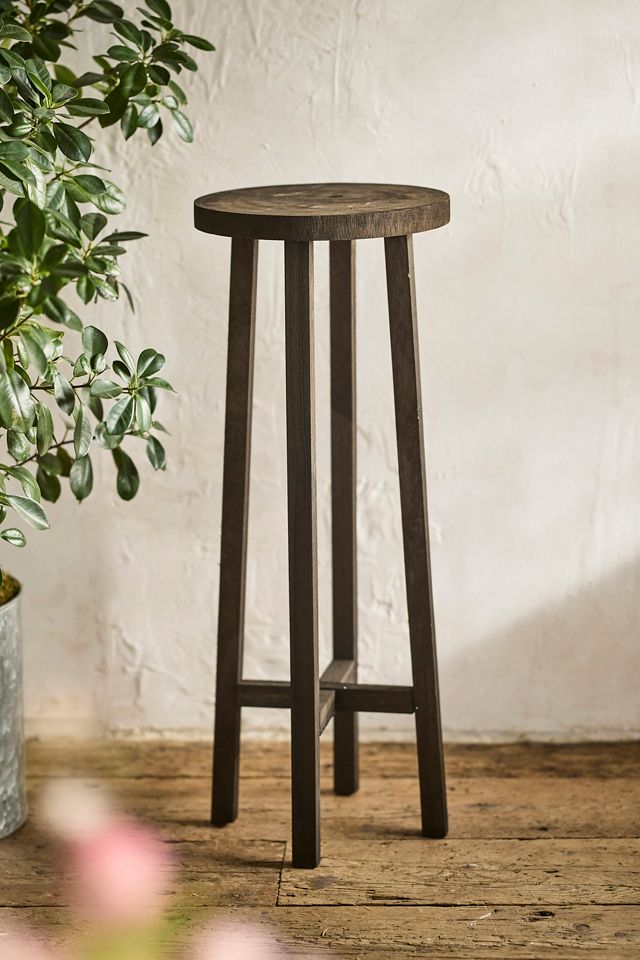 Black Wood Plant Stand #2