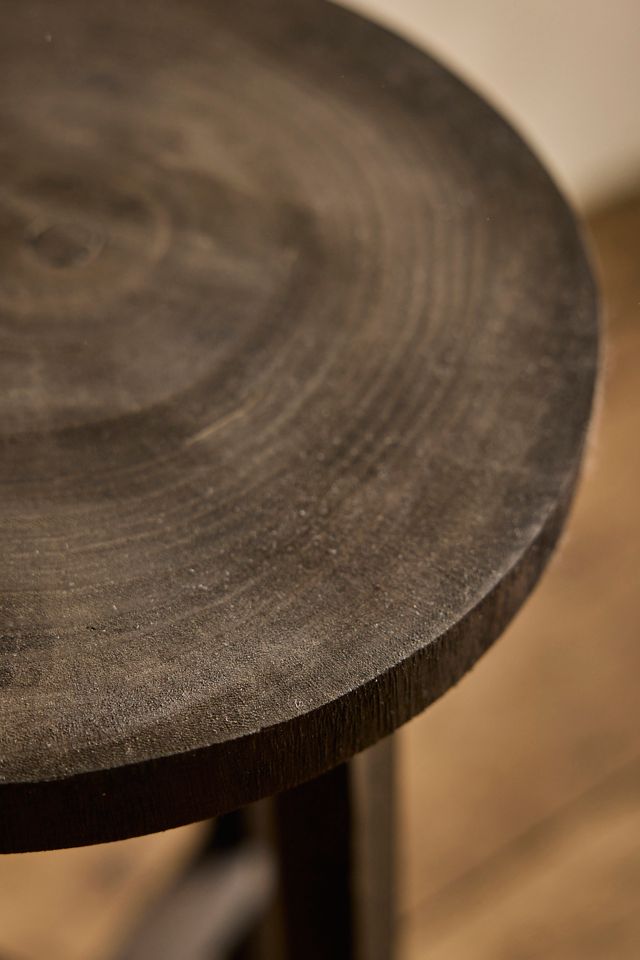 Black Wood Plant Stand #4