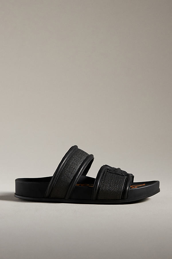 Shop Sam Edelman Rowan Slide Sandals In Black