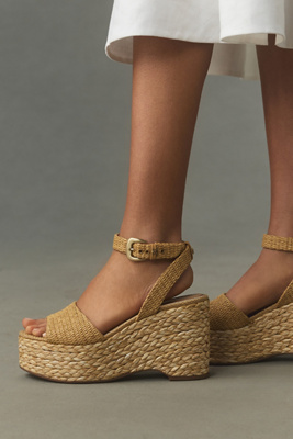 Sam Edelman ☆ Nylie サマー プラットフォーム サンダル Sam Edelman Nylie Woven Wedge Platform Sandal (Women