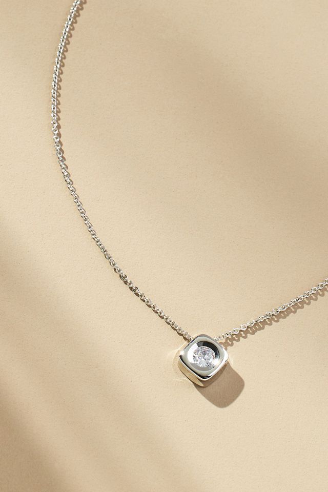 Small Crystal Pendant Necklace Anthropologie