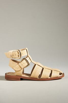 Shop Sam Edelman Dawn Fisherman Sandals In Beige