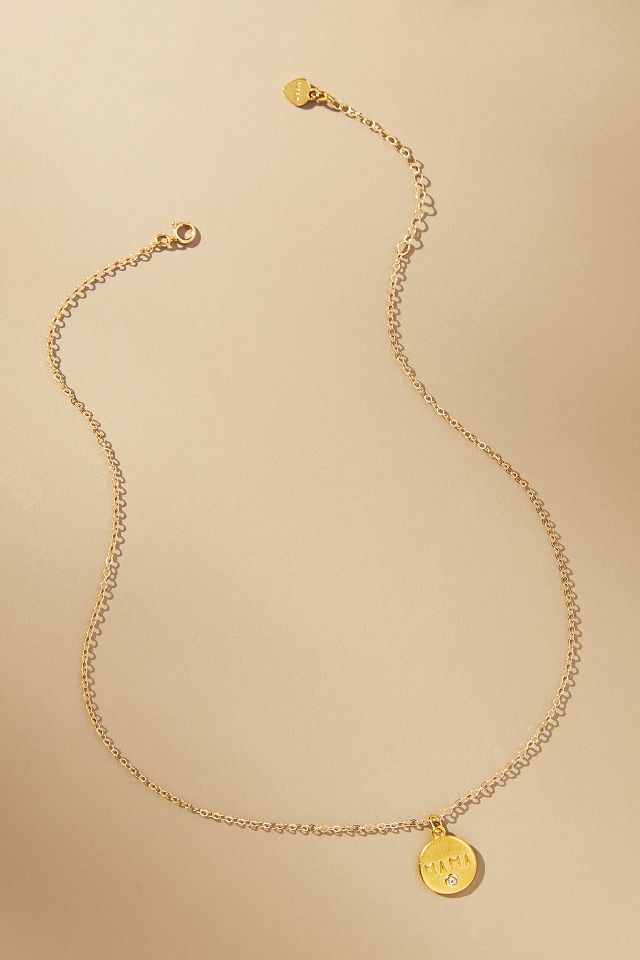 Hart Mama Coin Necklace Anthropologie