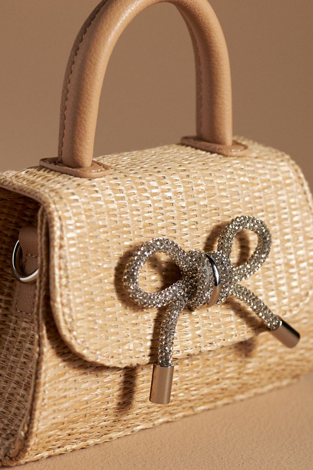 Melie Bianco Rhinestone Bow Mini Bag #4
