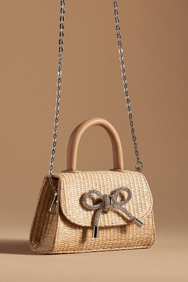 Melie Bianco Rhinestone Bow Mini Bag #2