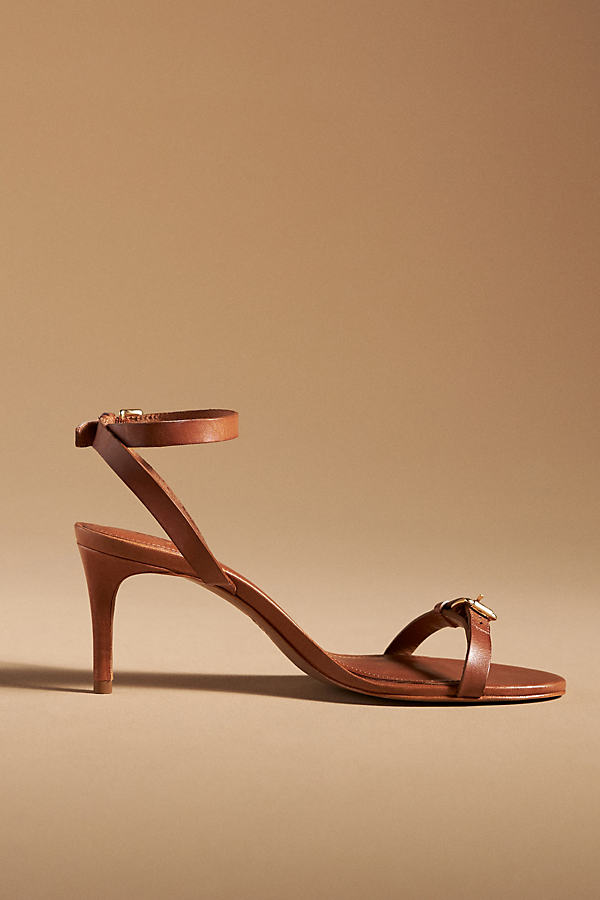 Schutz Women's Aurora 75mm Leather Sandals In Miele