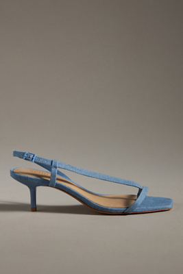 Shop Schutz Heloise Kitten Heels In Blue