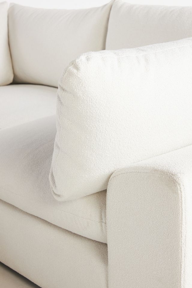 Performance Bouclé Hull Sectional #5