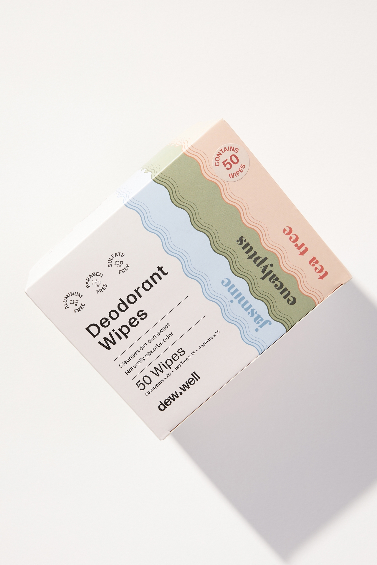 Dew Well Deodorant Wipes Variety Pack