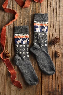 Nordic Reindeer Socks