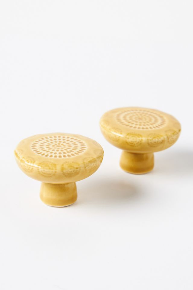 Old Havana Ceramic Knobs, Set of 2 #2