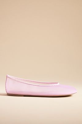 By Anthropologie Mesh Ballet Flats In Pink