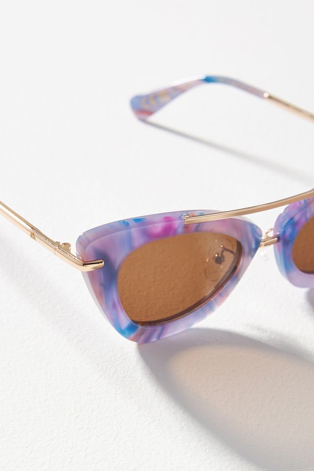 Lele Sadoughi Orchid Aviator Sunglasses #2
