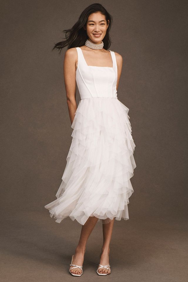 BHLDN Jada Tulle Midi Dress #3