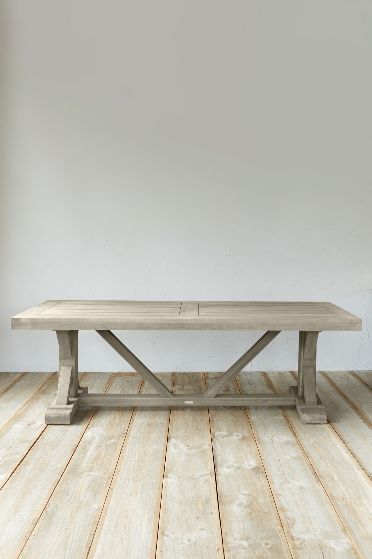 Trestle Teak Dining Table