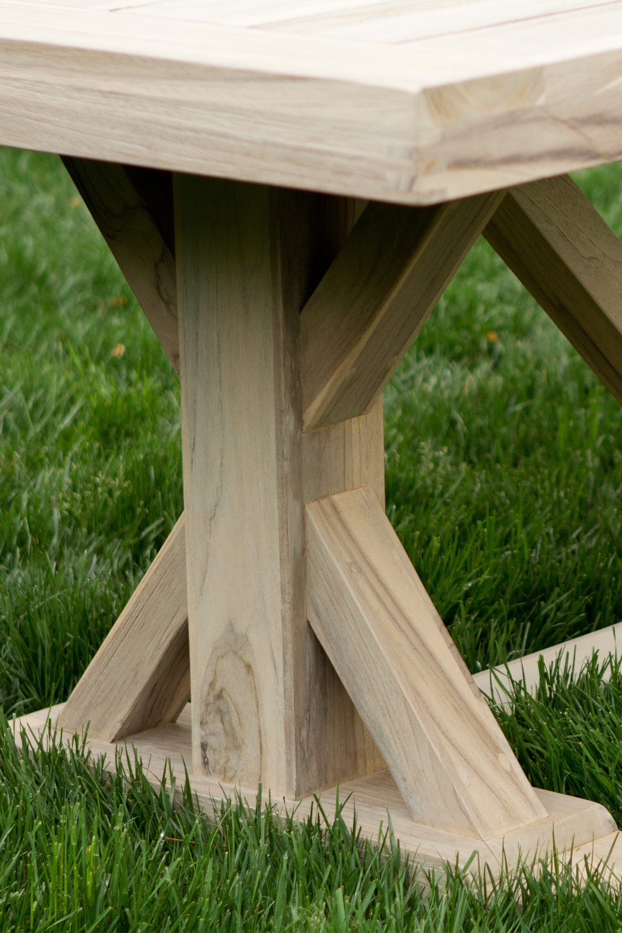 Trestle Teak Dining Table