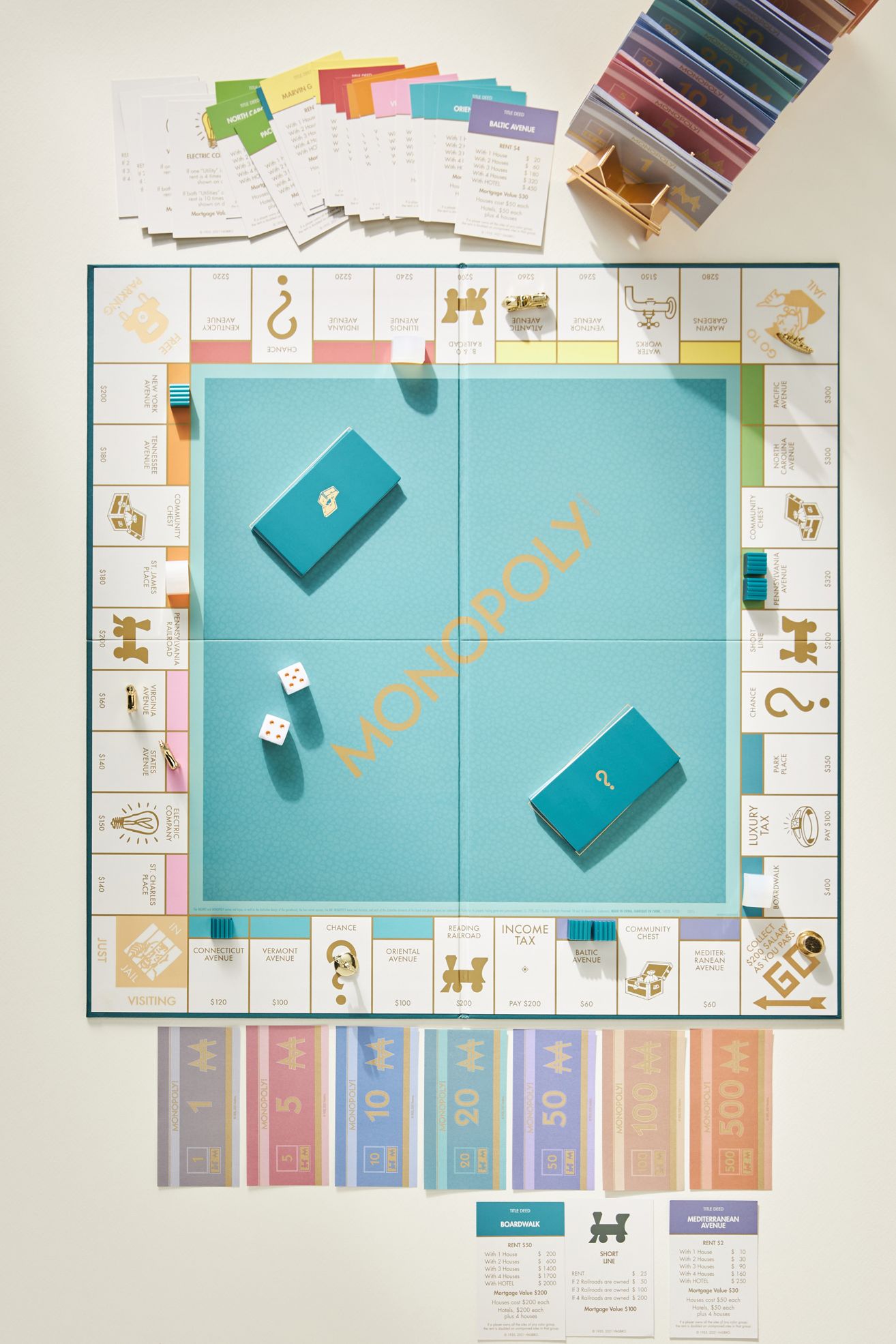 Shagreen Luxury Board Game - MONOPOLY, Standard, One Size