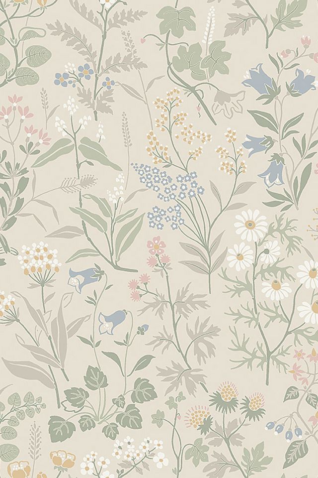 Boråstapeter Flora Wallpaper | AnthroLiving