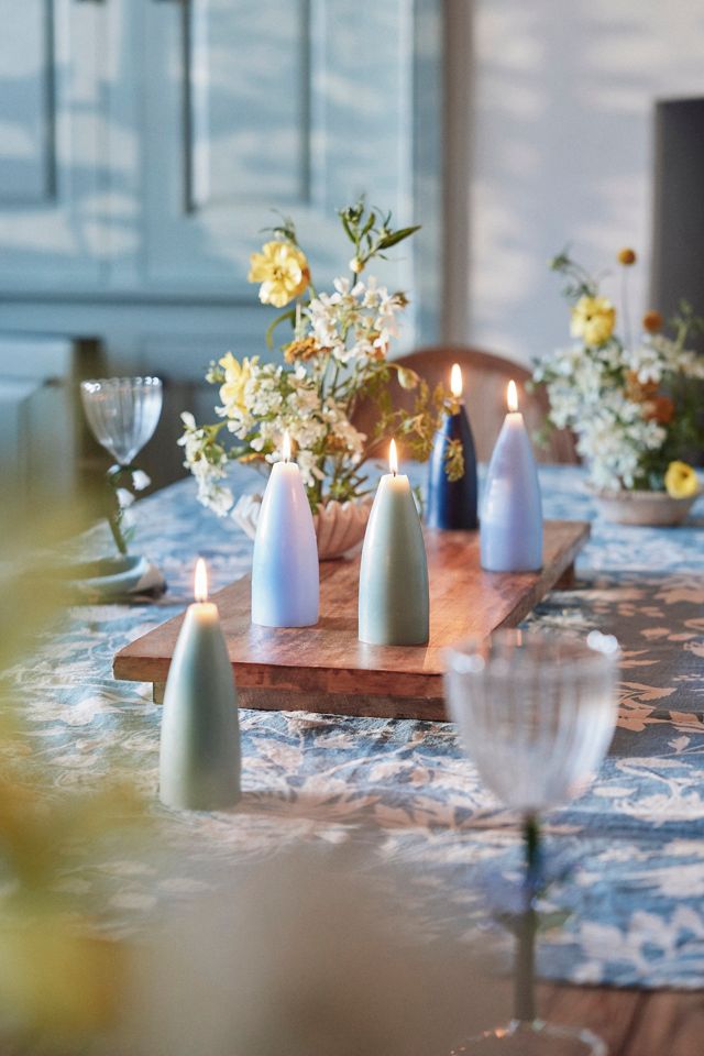 Cone Pillar Candles, Set of 2 #3