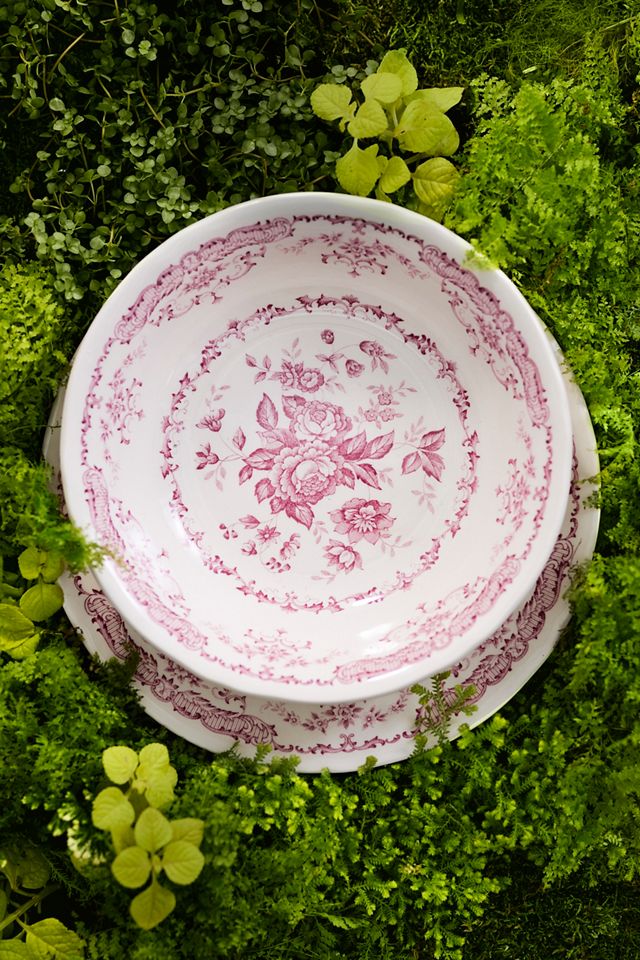 Pink Floral Bowl #3