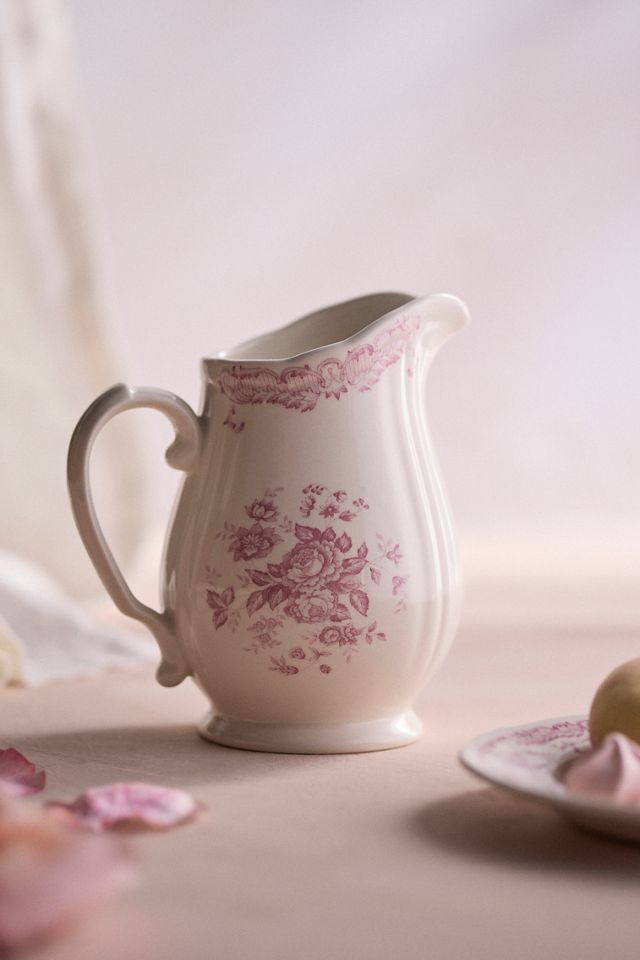 Pink Floral Pitcher #2