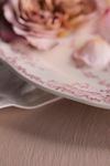 Pink Floral Serving Platter