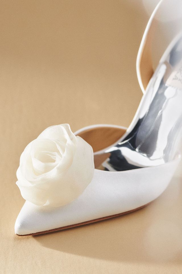 Badgley mischka flower shoes shop