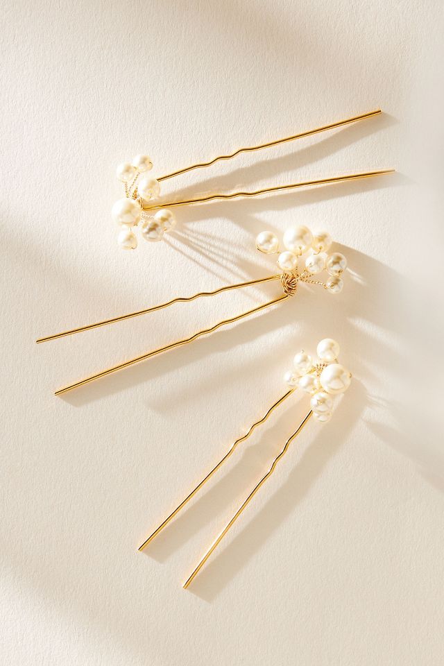 5 Pieces Pearl Head Pins Wedding Bouquet Pins
