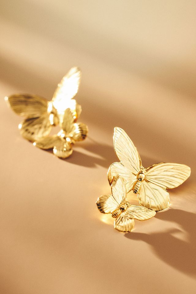 Jennifer behr deals butterfly earrings