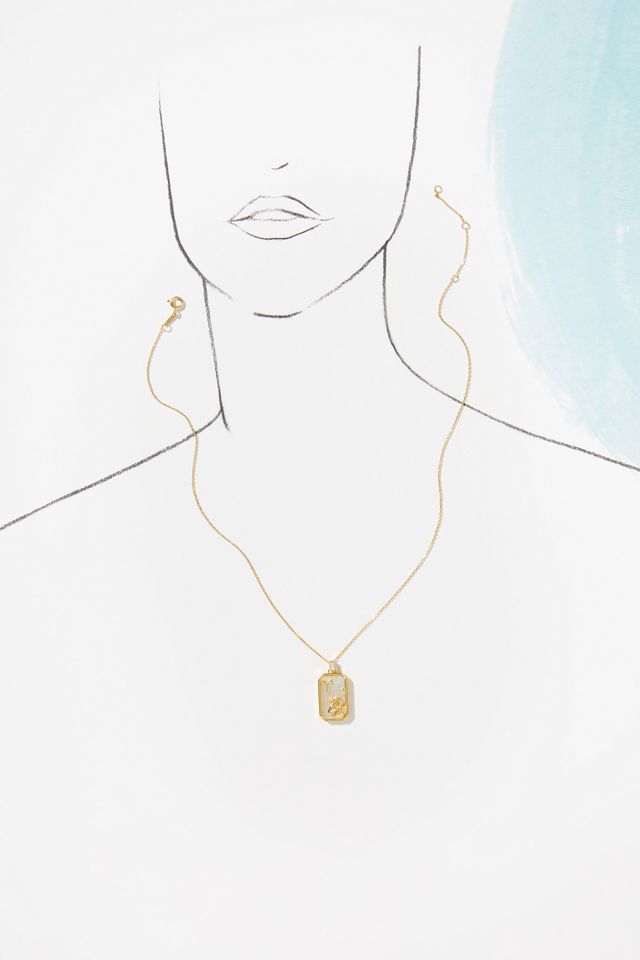 Enamel Zodiac Necklace #3