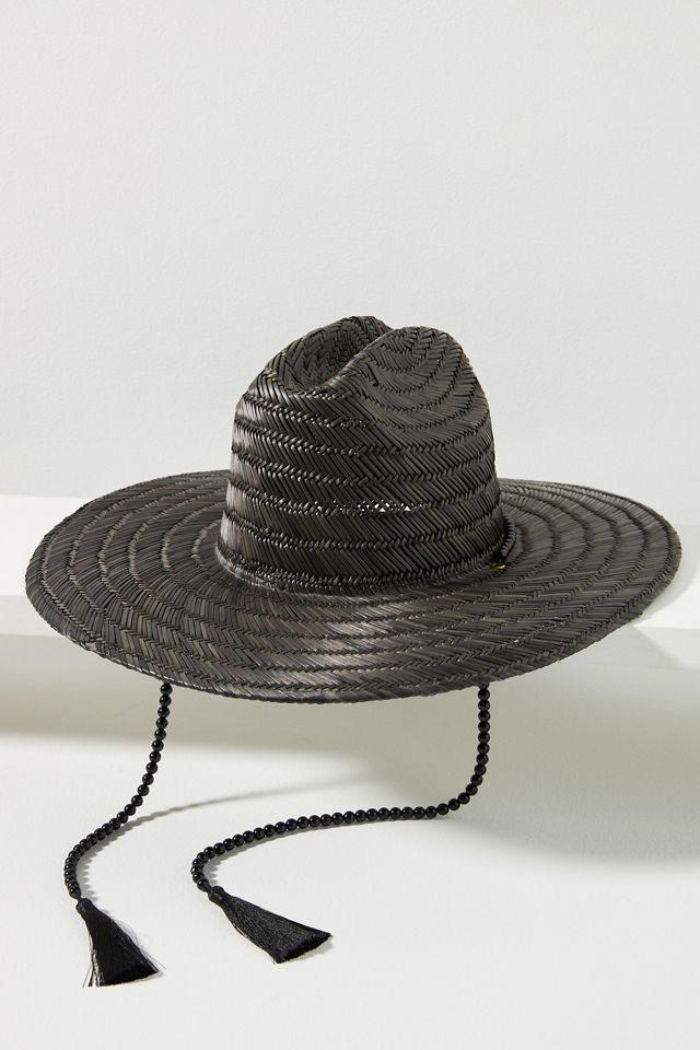 Cappello da Rancher in Paglia Wyeth con Perline #1