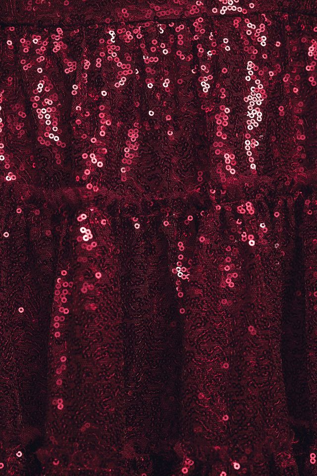 Geisha Designs One-Shoulder Fit & Flare Sequin Mini Dress #3