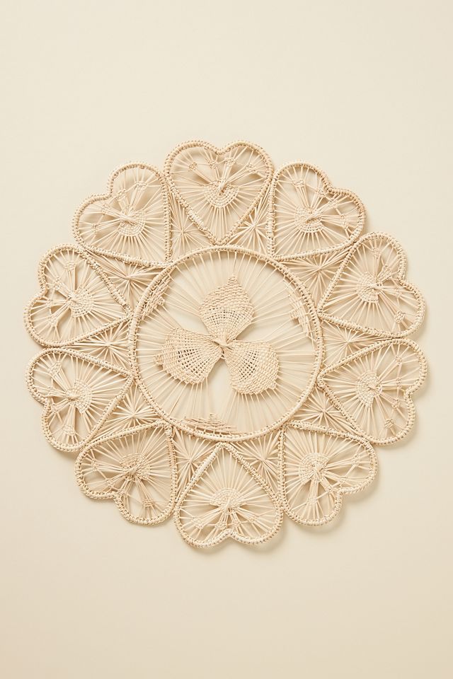Handwoven Heart Placemat #1